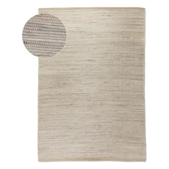 Covor in culoare naturala deschisa reversibil/tesut manual din amestec de iuta 160x230 cm Dhaka - Hanse Home imagine