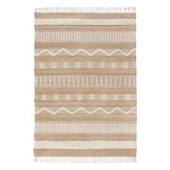 Covor in culoare naturala handmade din amestec de iuta 200x290 cm Medina - Flair Rugs imagine