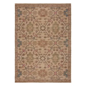 Covor in culoare naturala tesut manual din amestec de iuta 120x170 cm Celine Jute Global - Flair Rugs imagine