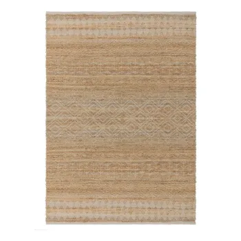 Covor in culoare naturala tesut manual din amestec de iuta 160x230 cm Asher Natural - Asiatic Carpets imagine