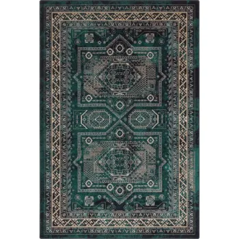 Covor in culoarea petrolului din lana 133x180 cm Mia - Agnella imagine