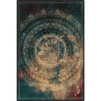 Covor in culoarea petrolului din lana 160x240 cm Ann - Agnella imagine