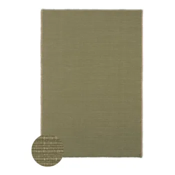 Covor kaki tesut manual din bumbac 200x300 cm Handloom - Lorena Canals imagine