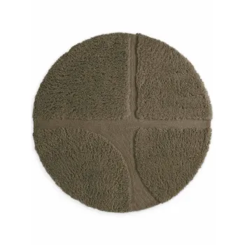 Covor kaki tesut manual rotund o 200 cm Lambeth Jasper - Ted Baker imagine