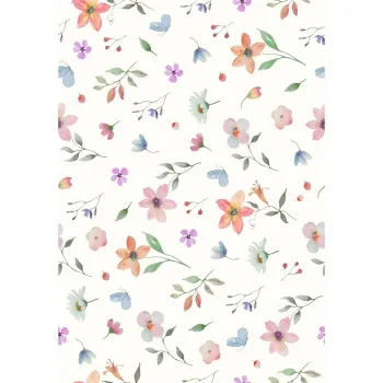 Covor lavabil 120x180 cm Floral - Vitaus imagine