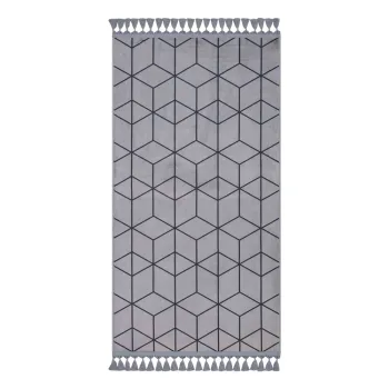Covor lavabil gri 160x100 cm - Vitaus imagine