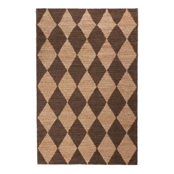 Covor maro/A(R)n culoare naturalAE>esut manual din amestec de iutA160x230 cm Effie Diamond aEURFlair Rugs imagine