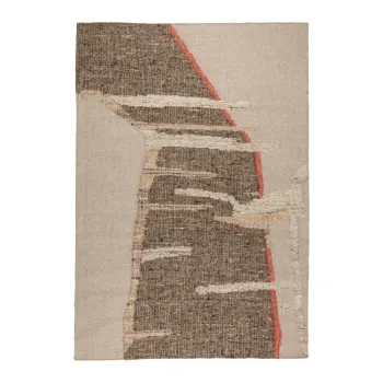 Covor maro/bej din lana 160x230 cm Briton - Dutchbone imagine