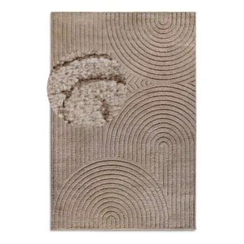 Covor maro deschis 200x280 cm Panglao New York Taupe - Elle Decoration imagine