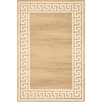 Covor maro deschis din lana 133x180 cm Cesar - Agnella imagine