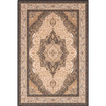 Covor maro deschis din lana 200x300 cm Charlotte - Agnella imagine