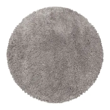 Covor maro deschis rotund o 200 cm Fluffy - Ayyildiz Carpets imagine