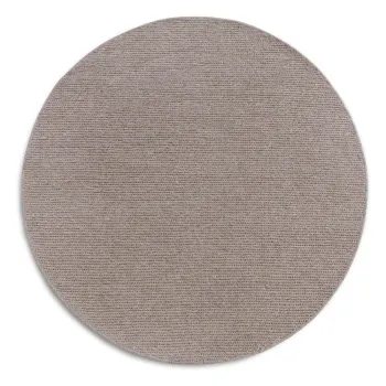 Covor maro deschis tesut manual rotund din lana o 200 cm Francois - Villeroy&Boch imagine