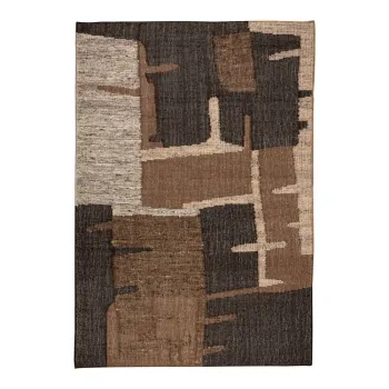 Covor maro din lana 160x230 cm Briton - Dutchbone imagine