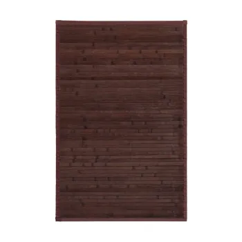 Covor maro inchis din bambus 60x90 cm - Casa Seleccion imagine