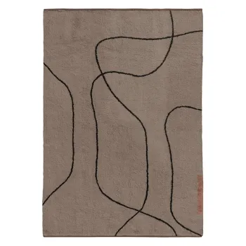 Covor maro lavabil din bumbac 140x200 cm Shadow - Mette Ditmer Denmark imagine