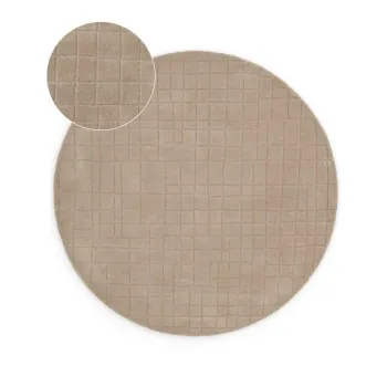 Covor maro rotund din lana o 160 cm Kenso - Villeroy&Boch imagine