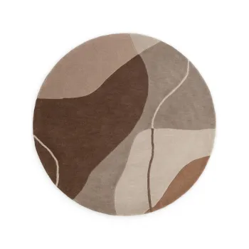 Covor maro rotund din lana o 200 cm Muse - Villeroy&Boch imagine