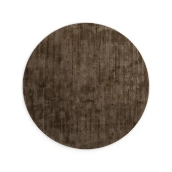 Covor maro tesut manual rotund din viscoza o 120 cm Noemi - Vikosa imagine
