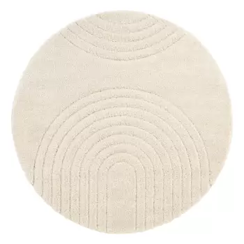 Covor Mint Rugs Norwalk Fergus, o 160 cm, alb-crem imagine