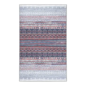 Covor mov/gri lavabil 80x150 cm Vintage Stripe - Mila Home imagine