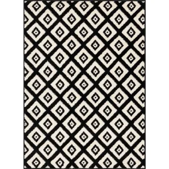 Covor negru-alb 133x180 cm Avanti - FD imagine