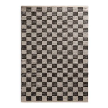 Covor negru/crem E>esut manual din amestec de iutA120x170 cm Rex aEURHanse Home imagine