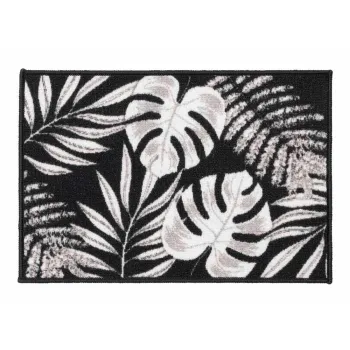 Covor negru lavabil 40x60 cm Amber - douceur d'interieur imagine