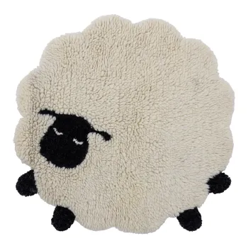 Covor pentru copii alb din lana o 84 cm Dolly - Bloomingville Mini imagine