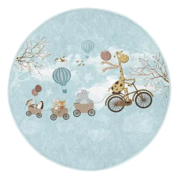 Covor pentru copii albastru deschis o 80 cm Comfort - Mila Home imagine