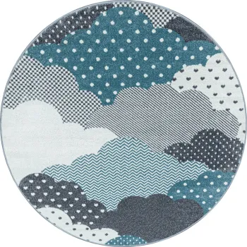 Covor pentru copii albastru/gri o 120 cm Bambi - Ayyildiz Carpets imagine