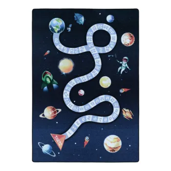 Covor pentru copii albastru inchis 100x150 cm Play Space - Ayyildiz Carpets imagine