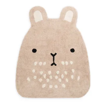 Covor pentru copii bej lavabil/tesut manual din bumbac 120x152 cm Snuggle Pucki - Hanse Home imagine