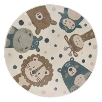 Covor pentru copii bej o 100 cm Animal Party - Hanse Home imagine