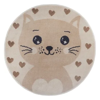Covor pentru copii bej o 140 cm Cat - Hanse Home imagine