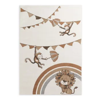 Covor pentru copii crem 160x230 cm Roar like a Lion Rainbow Party - Villeroy&Boch imagine