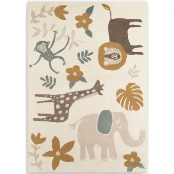 Covor pentru copii crem 160x235 cm Animal Safari - Hanse Home imagine