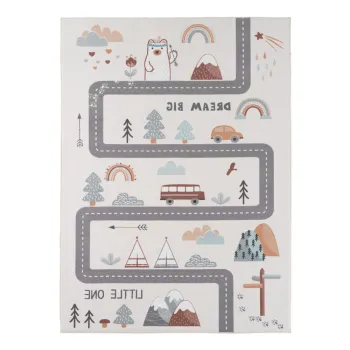 Covor pentru copii crem lavabil 140x200 cm Coco 1134 aEURAyyildiz Carpets imagine