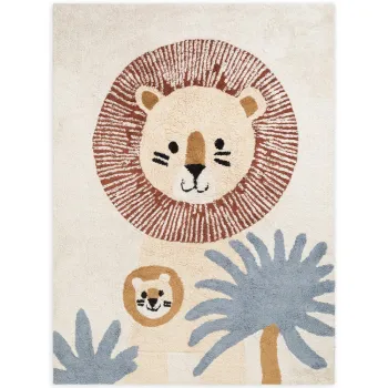Covor pentru copii crem lavabil/tesut manual din bumbac 140x200 cm Snuggle Leander - Hanse Home imagine