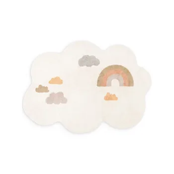 Covor pentru copii crem lavabil/tesut manual din bumbac 140x200 cm Snuggle Willy - Hanse Home imagine
