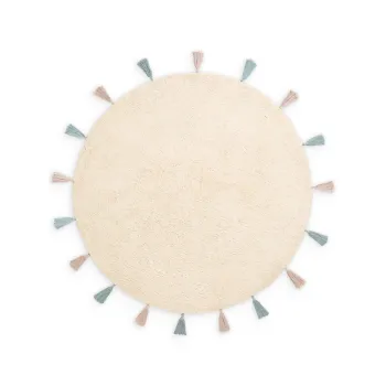 Covor pentru copii crem lavabil/tesut manual din bumbac o160 cm Snuggle Sunna - Hanse Home imagine