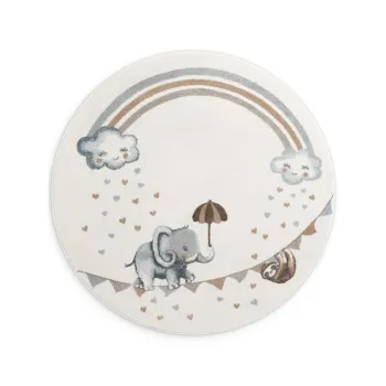 Covor pentru copii crem o160 cm Walk like an Elephant Rainbow - Villeroy&Boch imagine