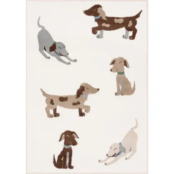 Covor pentru copii fildes 120x170 cm Dogsie Pearl - FD imagine