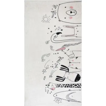Covor pentru copii fildes lavabil 120x180 cm Animal Kingdom - Vitaus imagine