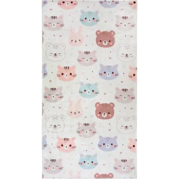 Covor pentru copii fildes lavabil 160x230 cm Cute Animals - Vitaus imagine