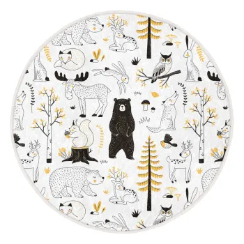 Covor pentru copii galben/alb o 80 cm Comfort - Mila Home imagine