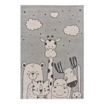 Covor pentru copii gri deschis 120x170 cm Beats - Universal imagine