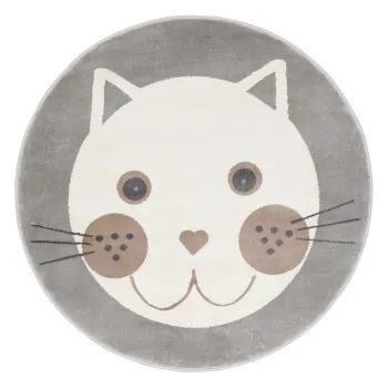 Covor pentru copii gri o 80 cm Soft - FD imagine