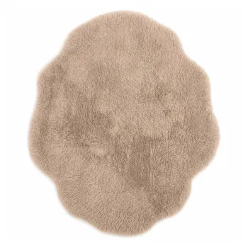 Covor pentru copii in culoare naturala deschisa 115x140 cm Mammoth - Meowbaby imagine