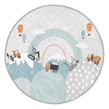 Covor pentru copii lavabil o100 cm Snowy Hills - Mila Home imagine